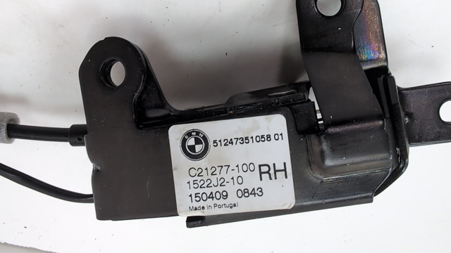 Замок задньої правої двостулкової двері, нижній 51247351058 BMW