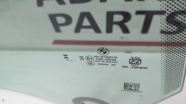Вікно задніх дверей 51357474352 BMW