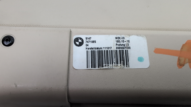 Шторка двері багажного відсіку 51477471985 BMW