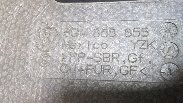 Установка полки речовий 5GM858855CA9 VAG