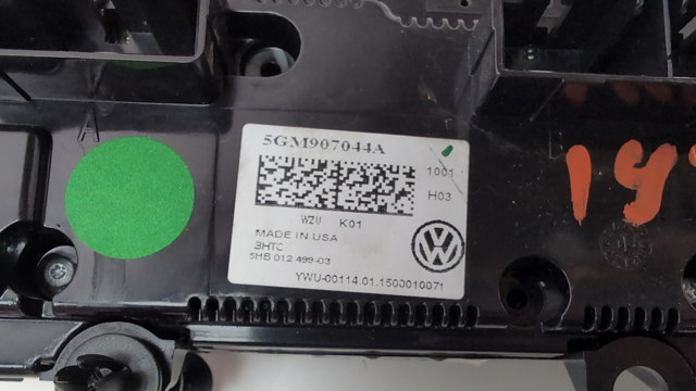 Механізм управління кондиціонером 5GM907044AWZU VAG