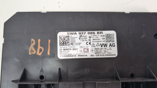 Модуль управління (ЕБУ) бортової мережі 5WA937086BT VAG