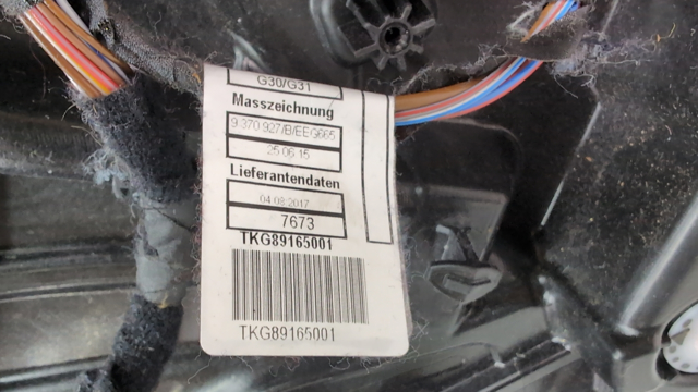 Електропроводка передніх дверей 61128714777 BMW