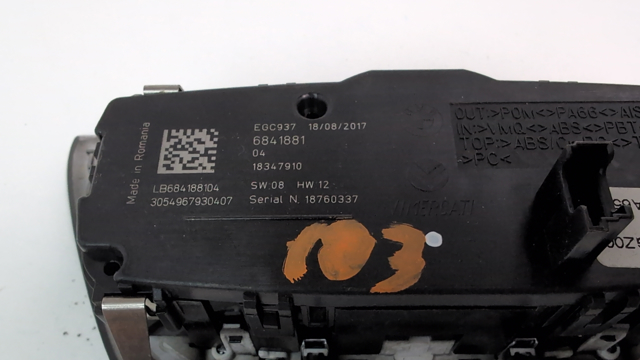 Перемикач світла фар, на "торпедо" 61319472968 BMW