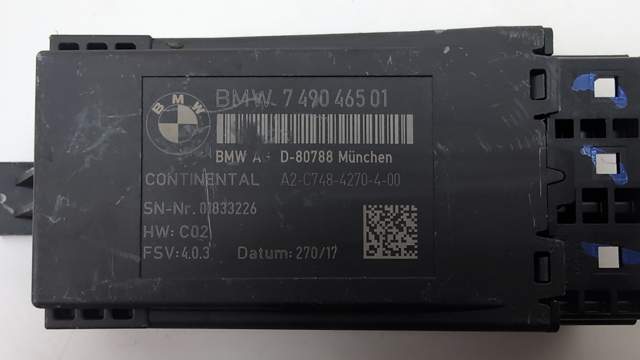 Модуль управління (ЕБУ) переднього сидіння 61357490465 BMW