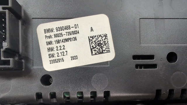 Блок управління пічкою 64119388811 BMW