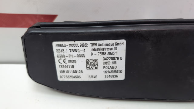 Подушка Айрбег спинки сидіння лівого 72127383545 BMW