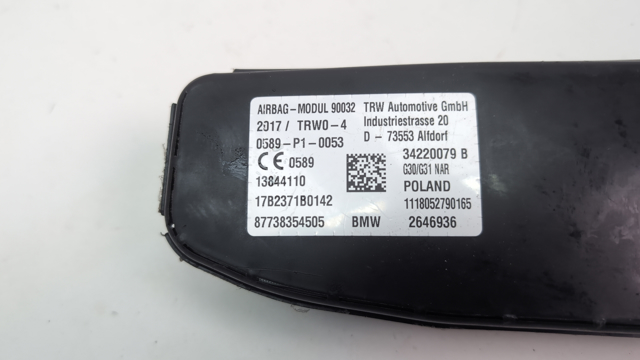 Подушка безпеки AIRBAG спинки сидіння, лівого 72127383545 BMW