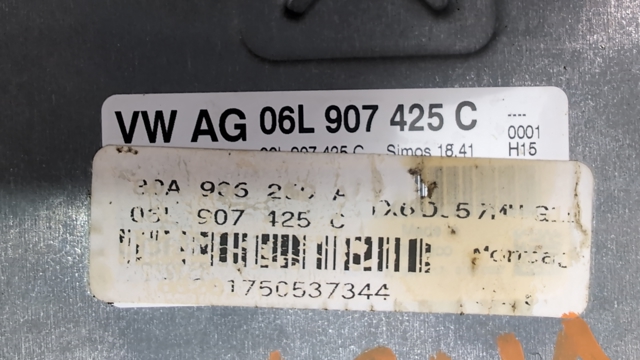 Комп'ютер двигуна 80A906259AFY0 VAG