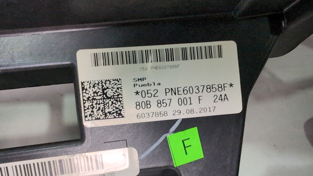 Приладова панель 80B857001F24A VAG