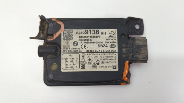 Радар зміни смуги руху 84418802 GM