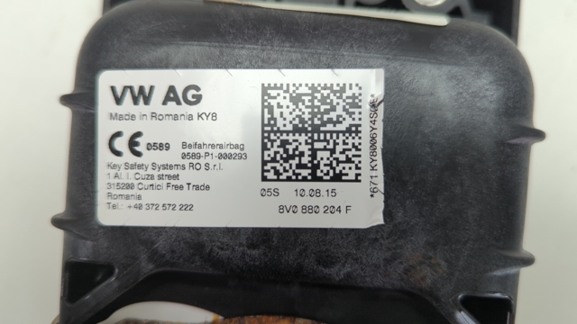Подушка безпеки бокова 8V0880204F VAG