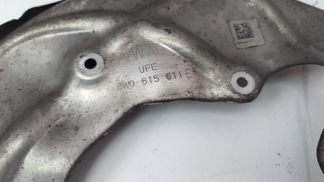 Захист гальмівного диска заднього, лівого 8W0615611D VAG