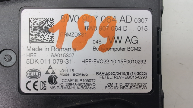 Блок комфорту 8W1907064DH VAG