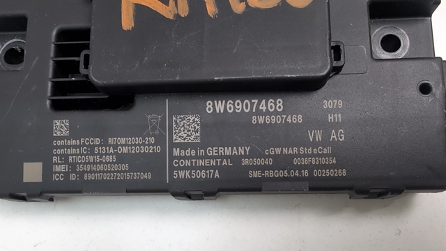 Система самодіагностики 8W6907468D VAG