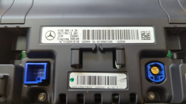 Дисплей багатофункціональний A1669001420 MERCEDES