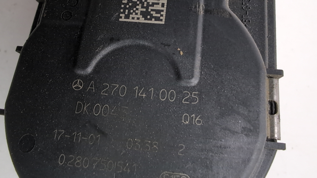 Заслінка повітряна A2701410025 MERCEDES