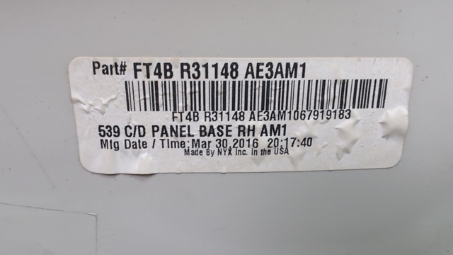 Обшивка стійки кузова внутрішня, задня права FT4Z5831012AD FORD