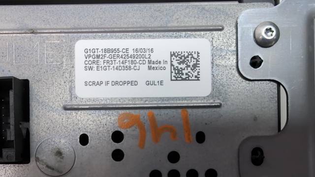 Дисплей багатофункціональний G1GZ10D885A FORD