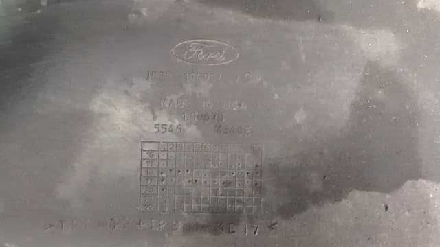 Спідниця заднього бампера JR3Z17F828AA FORD