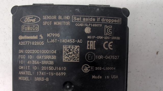 Датчик контролю мертвої зони, задній LB5Z14C689C FORD