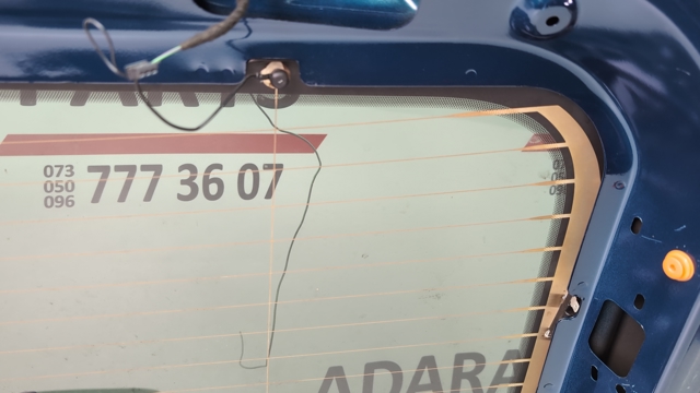 Скло двері задка LJ6Z7842006D FORD