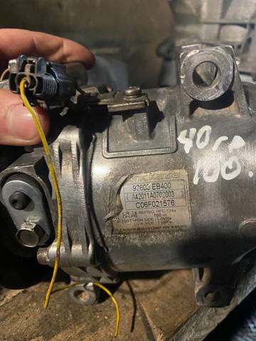Компресор кондиціонера 92600EB400 NISSAN