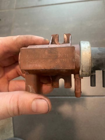 Перетворювач тиску (соленоїд) наддуву / EGR 9652570180 PEUGEOT