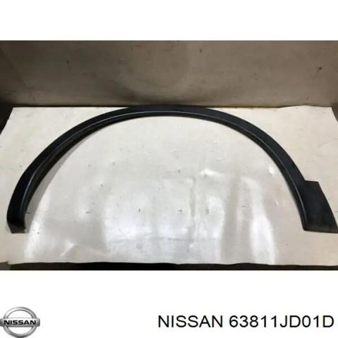 Молдинг арки крила переднього, лівий 63811JD01D NISSAN