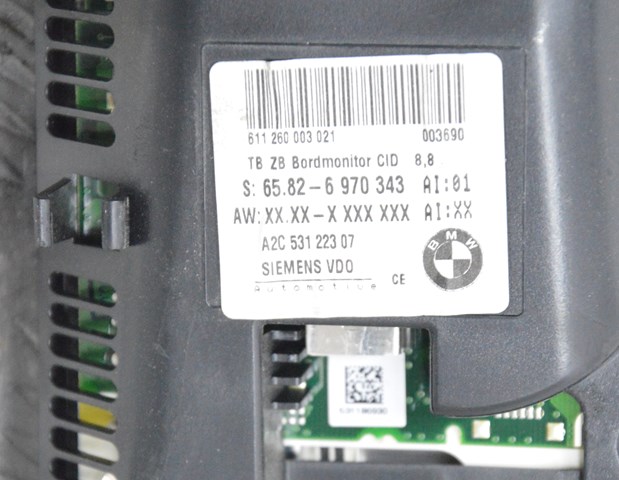 Дисплей бортового комп'ютера 6970343 BMW