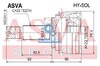 Шарнір різних кутових швидкостей передній HYSOL ASVA