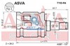 ШРУС внутрішній, передній, лівий TYIDR4 ASVA