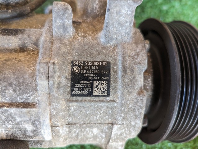 Компресор кліматичної установки 64529330831 BMW