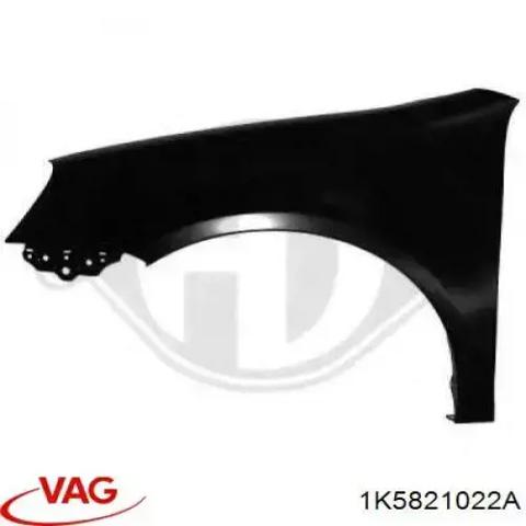 Переднє праве крило 1K5821022A VAG