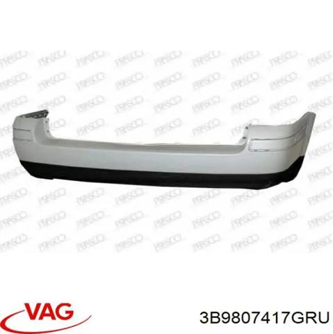 Бампер задній 3B9807417GRU VAG