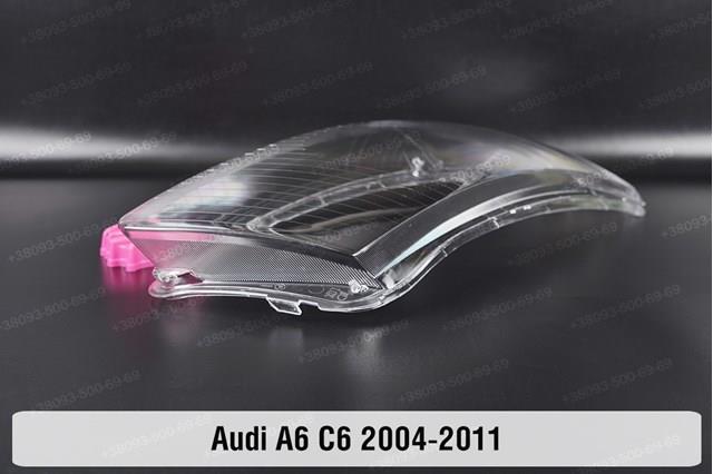 Скло фари audi a6 c6 (2004-2011) iii покоління ліве праве 4F0941003C