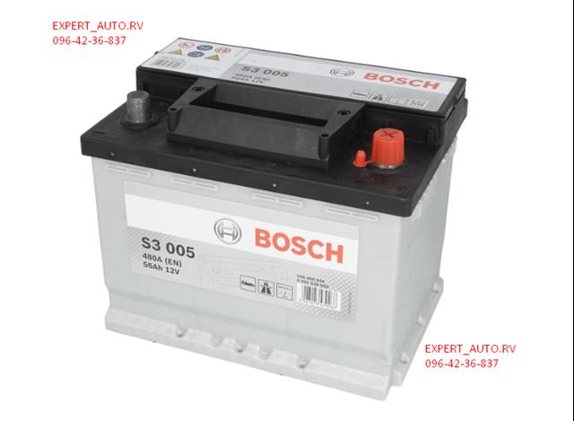 Bosch s3 акумулятор 12в/ 56а-год./480а, 242175190, 13.47кг, (виводи -+) 0092S30050