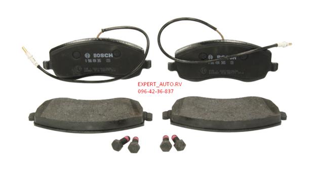 Колодки гальмівні передні, дискові 0986494385 BOSCH