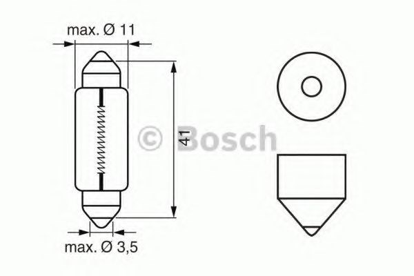 Лампа 1987302225 BOSCH