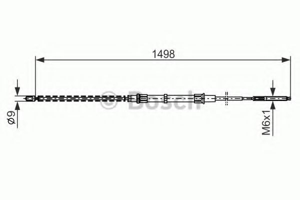 Гальмо стоянкове 1987477338 BOSCH