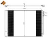 Конденсатор системи охолодження системи 350033 NRF