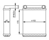 Радіатор пічки (обігрівача), задній 54306 NRF