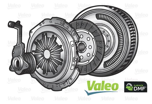 Комплект зчеплення (диск, корзина, підшипник) 837522 VALEO