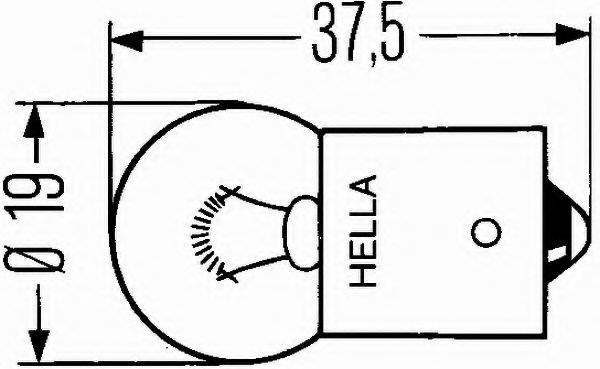 Лампи 8GA002071131 HELLA