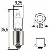 Лампа автомобільна 8GH007643121 HELLA