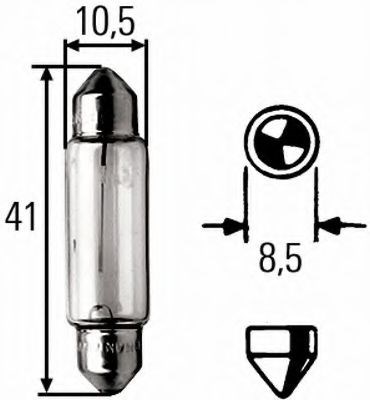 Лампа автомобільна 8GM002091131 HELLA
