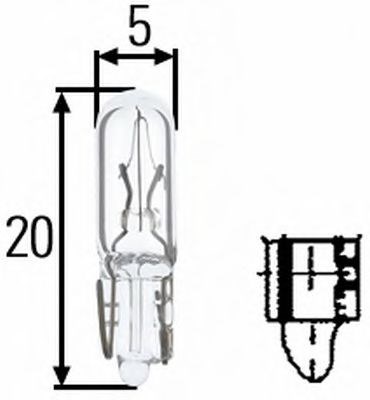 Лампа 8GP938026001 HELLA
