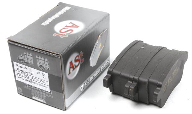 Колодки гальмові задні, дискові AST692 AST