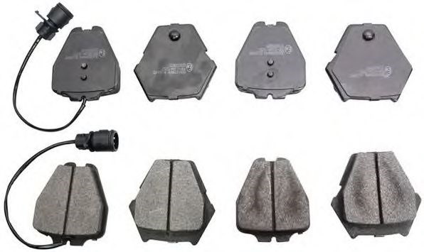 Колодки передні B110045 DENCKERMANN