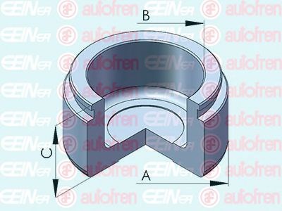 Поршень супорту гальмівного, переднього D025489 AUTOFREN